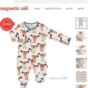Magnetic me 12-18M footie